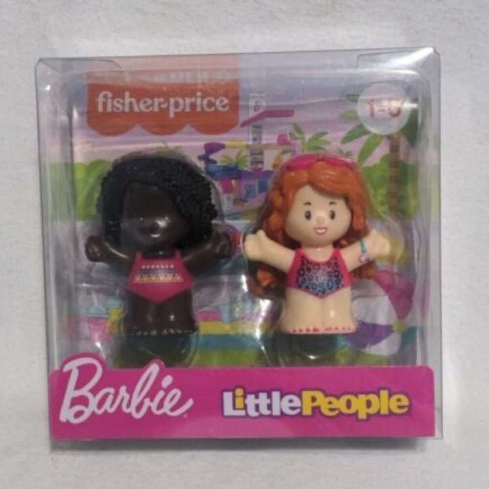 Barbie & Friends! Fisher-Price Little People Swim Figures Set - NEW